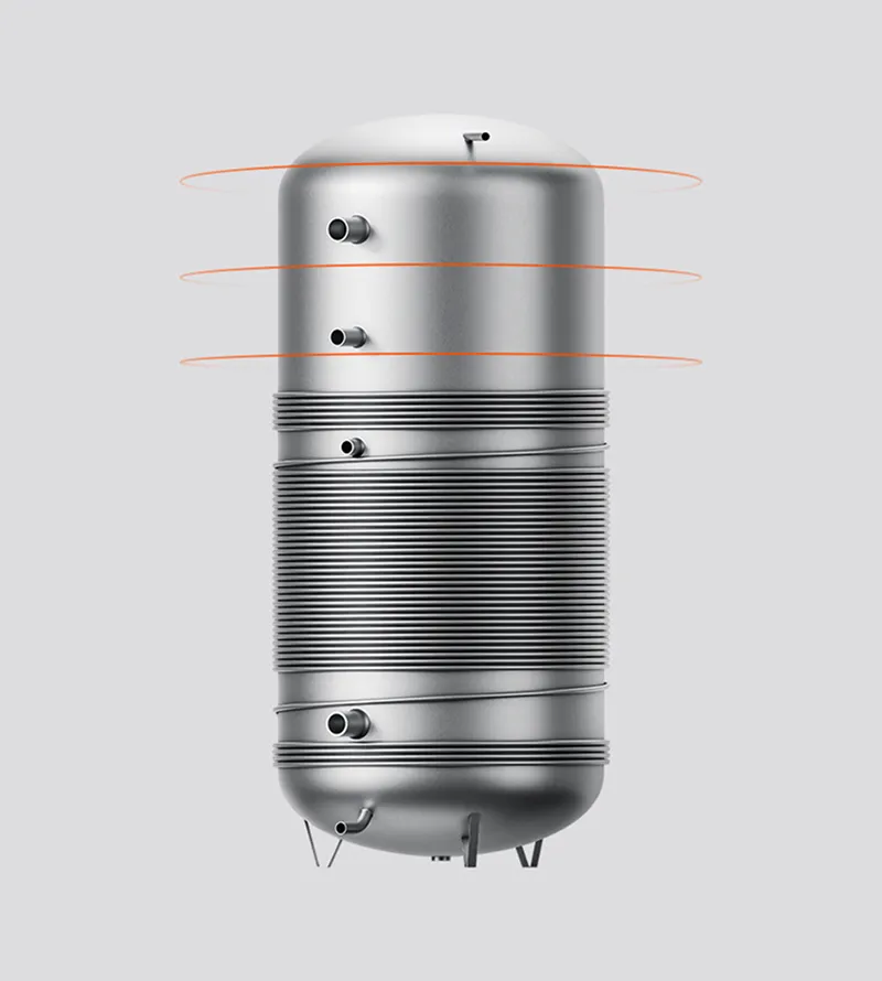 High domestic hot water output